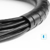 Ugreen Σπιράλ Καλωδίων LP121 25mm 1.5m Μαύρο (30818)