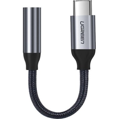 Ugreen Μετατροπέας USB-C male σε 3.5mm female Γκρι (30632)