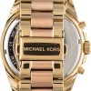 Michael Kors Bradshaw Ρολόι με Ροζ Χρυσό Μεταλλικό Μπρασελέ (MK6359)