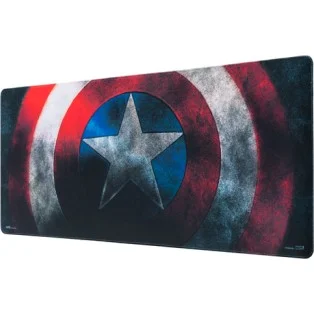 Grupo Erik Captain America Shield Gaming Mouse Pad XXL 800mm Μαύρο Grupo Erik Captain America Shield Gaming Mouse Pad XXL 800mm Μαύρο