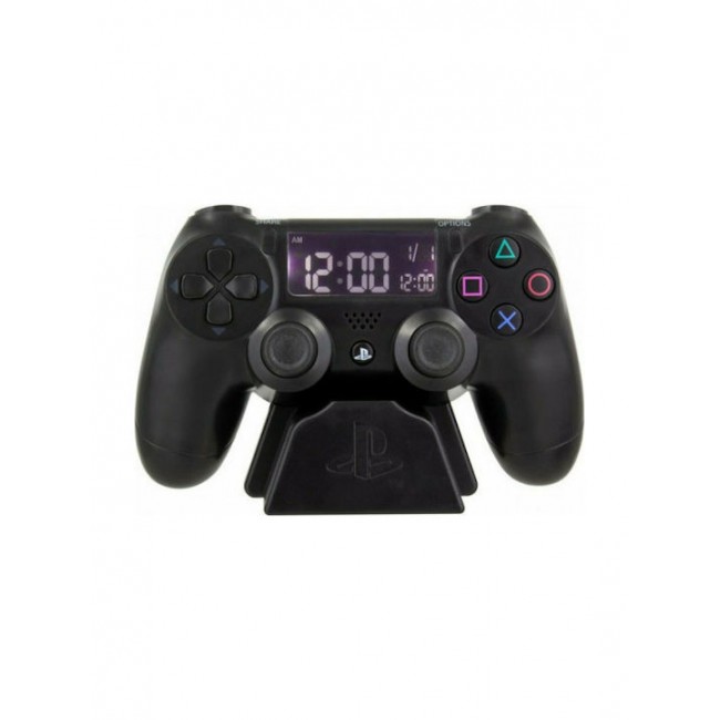 Paladone PP4926PS Επιτραπέζιο Ρολόι με Ξυπνητήρι Playstation Controller - Alarm Clock Black