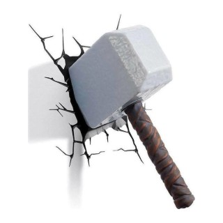Παιδικό φωτιστικό 3D Light FX Marvel Thor Hammer Παιδικό φωτιστικό 3D Light FX Marvel Thor Hammer