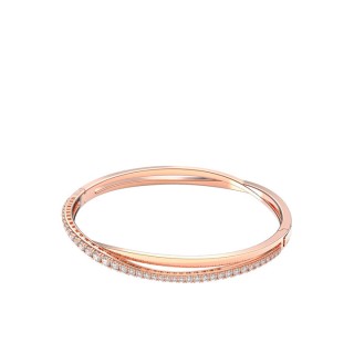 Swarovski Γυναικείο Βραχιόλι Χειροπέδα Twist από Ορείχαλκο Επιχρυσωμένο (5620552)