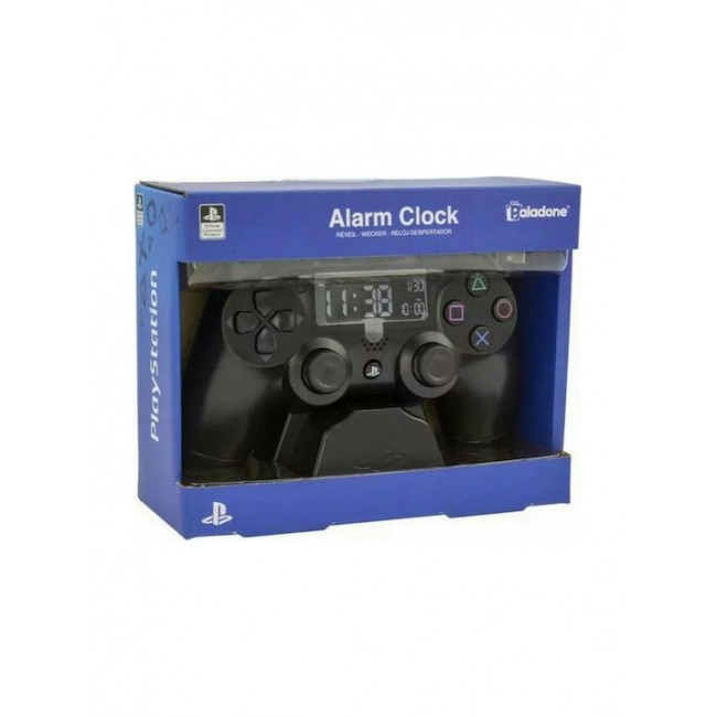 Paladone PP4926PS Επιτραπέζιο Ρολόι με Ξυπνητήρι Playstation Controller - Alarm Clock Black