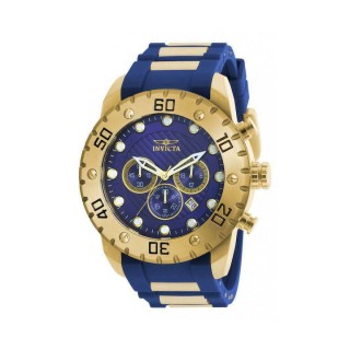 Invicta Ρολόι Χρονογράφος Μπαταρίας με Καουτσούκ Λουράκι (20280)