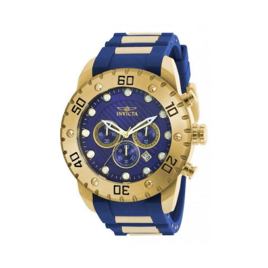 Invicta Ρολόι Χρονογράφος Μπαταρίας με Καουτσούκ Λουράκι (20280) Invicta Ρολόι Χρονογράφος Μπαταρίας με Καουτσούκ Λουράκι (20280)