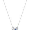 Swarovski Dancing Swan Κολιέ Επιπλατινωμένα Με Κρύσταλλα 5533397