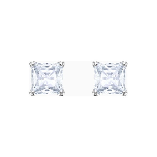 Swarovski Attract Square 5430365 White Rhodium Plated λευκά επιροδιωμένα