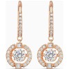 Swarovski Γυναικεία Σκουλαρίκια Κρεμαστά Με Πέτρες Sparkling Dance Stone Επιχρυσωμένα (5504753)