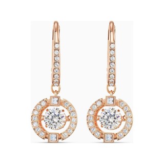Swarovski Γυναικεία Σκουλαρίκια Κρεμαστά Με Πέτρες Sparkling Dance Stone Επιχρυσωμένα (5504753)