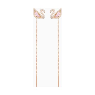 Swarovski Γυναικεία Σκουλαρίκια Κρεμαστά Dazzling Swan Επιχρυσωμένα 5469990