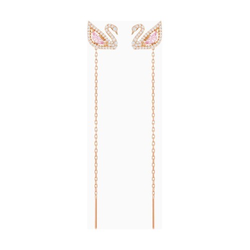 Swarovski Γυναικεία Σκουλαρίκια Κρεμαστά Dazzling Swan Επιχρυσωμένα 5469990