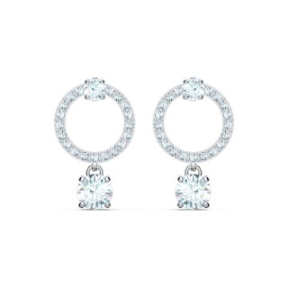 Swarovski Attract Σκουλαρίκια Επιπλατινωμένα Με Κρύσταλλα (5563278)