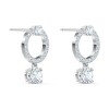 Swarovski Attract Σκουλαρίκια Επιπλατινωμένα Με Κρύσταλλα (5563278)