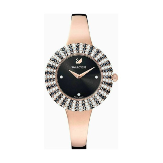 Swarovski Crystal Rose Metal Bracelet Black (5484050) Swarovski Crystal Rose Metal Bracelet Black (5484050)