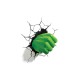 3DLightFX Παιδικό Φωτιστικό Τοίχου Led Πλαστικό Hulk Πράσινο