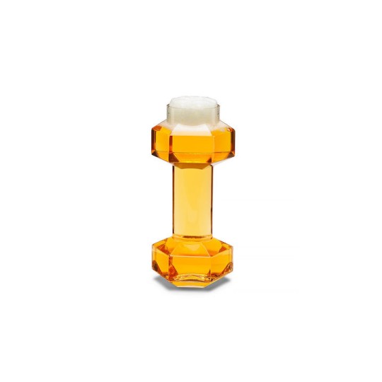 Winning Dumbbell Beer Glass