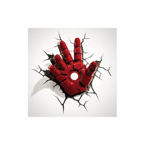 Παιδικό Φωτιστικό Τοίχου Led Πλαστικό Iron Man Hand
