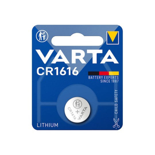Varta Professional Electronics Μπαταρία Λιθίου Ρολογιών CR1616 3V 1τμχ