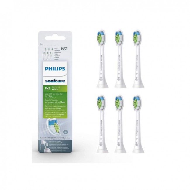 Philips Optimal White Brush Heads 6 Pack - HX6066/10