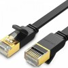 Ugreen Flat U/FTP (STP) Cat.6a Καλώδιο Δικτύου Ethernet 15m (11266) Μαύρο